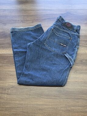 Men's Vintage Def Jam University Baggy Jeans SIZE: 34 x 33